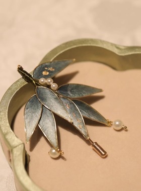 苏州非遗手工绒花胸针蚕丝线送妈妈老师教师节礼物汉服旗袍配饰