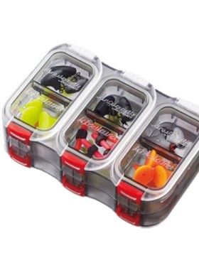 日本 KIZAKURA矶钓收纳盒Z-BOX双层防水卡萨酷拉海钓配件盒咬鉛盒