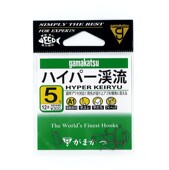 伽玛卡兹溪流鱼钩小物钩gamakatsu茶色冬钓鲫鱼细钩条有倒刺67530