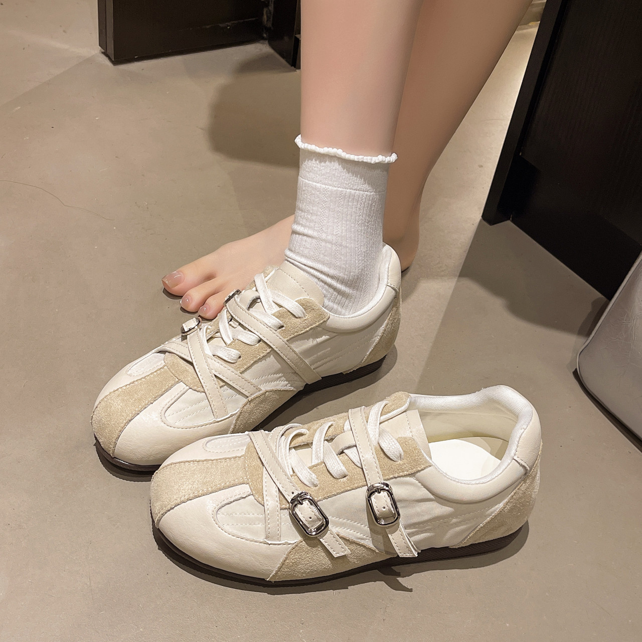 银色内增高德训鞋女2026年春季新款配裙子阿甘鞋休闲运动鞋跑步鞋,女鞋,德训鞋,淘宝优惠券,粉丝福利购,淘宝优惠卷