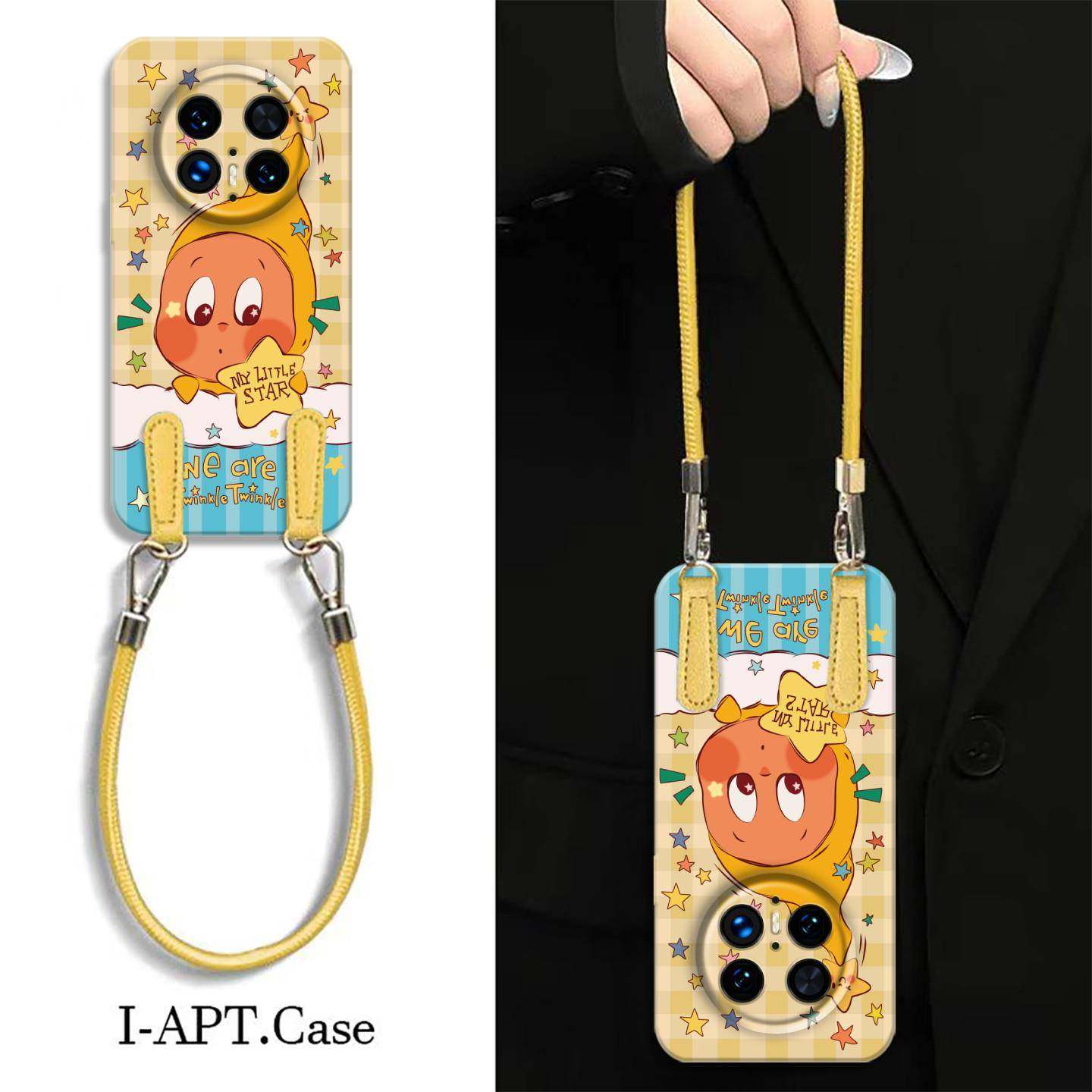 彩色明星主题手机壳适用于华为Mate 70 Pro，新新星14套