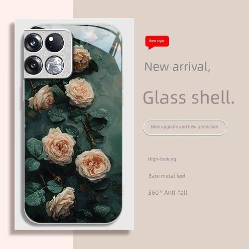适用一加ACE竞速版手机壳ACE2覆古玫瑰ACE3V个性创意ace5Pro时尚爆款OnePlus新款1+13少女心12/11全包防摔壳