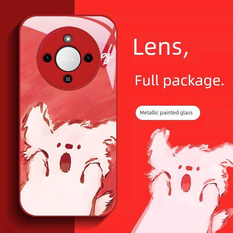 适用于荣耀X70手机壳X70Pro惊喜小狗X70I新女荣耀华为荣耀X60全包防摔X50高端X40无障碍豪华风格X30可爱卡通