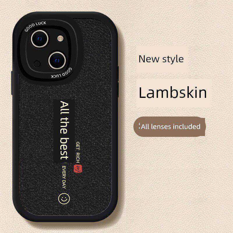 适用于苹果15手机壳iPhone14时尚13mini创意12文字11ProMAX诸事皆顺XR大眼睛6S硅胶套7Plus全包8防摔SE3软壳