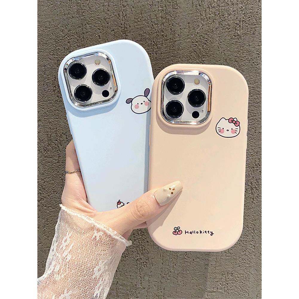 简约蓝色怕洽狗适用华为mate60pro手机保护壳荣耀100/90/80新款nova12/11/10/9/8se卡通p60/50/40可爱magic6