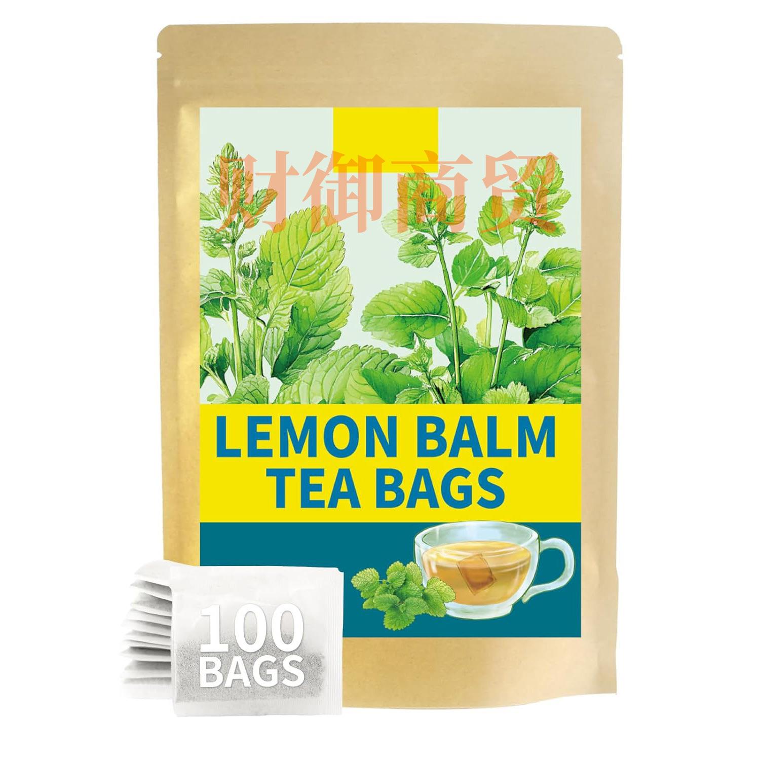 lemon balm tea bags纯天然柠檬香脂凉茶 柠檬香蜂草茶包100样品