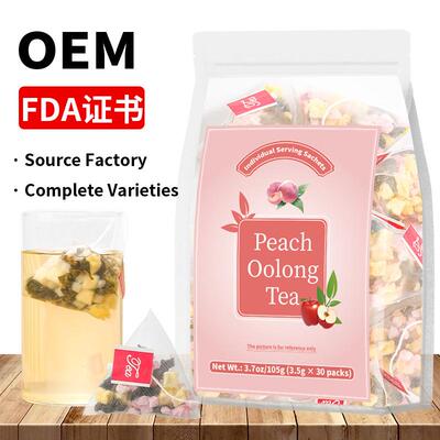 Peach Oolong tea跨境 蜜桃乌龙茶 蜜雪乌龙茶花果茶  样品