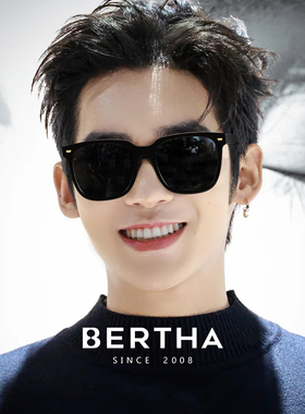 BERTHA近视墨镜男2025新款开车专用偏光可配度数太阳眼镜防紫外线