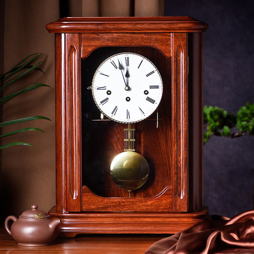 汉时座钟客厅大号中堂机械复古