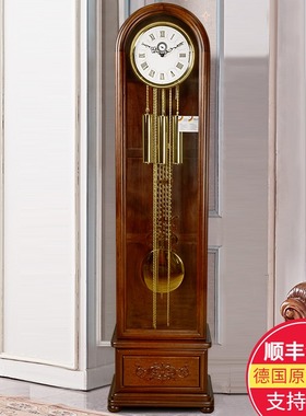 欧式落地钟客厅德国赫姆勒机芯落地大钟简约家用现代落地钟表G168