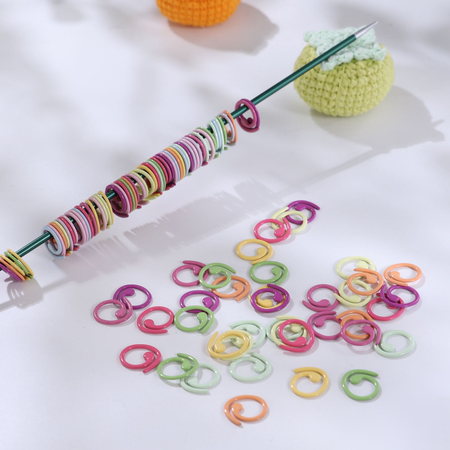 仙女家开口金属记号扣记号圈手工毛衣编织针毛线针环形针工具配件