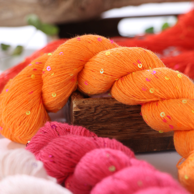 仙女家暖云羊绒棉毛线亮片线手工毛衣围巾细线编织diy棒针材料包,服饰配件/皮带/帽子/围巾,毛线,淘宝优惠券,粉丝福利购,淘宝优惠卷