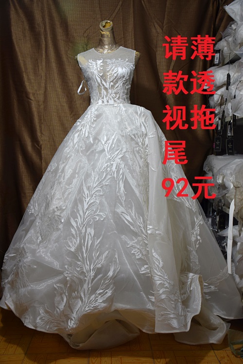 Free shipping second -hand wedding dresses white shoulders white shoulder perspective lace simplicity trailer discount cleaning clearance special offer gauge yarn Free shipping second -hand wedding dresses white shoulders white shoulder perspective lace simplicity trailer discount cleaning clearance special offer gauge yarn