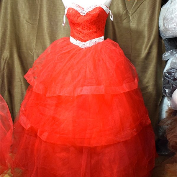 包邮二手婚纱礼服红满钻韩版塔裙晚礼打折清仓特价蓬蓬演出艺考服,女装/女士精品,礼服/晚装,淘宝优惠券,粉丝福利购,淘宝优惠卷