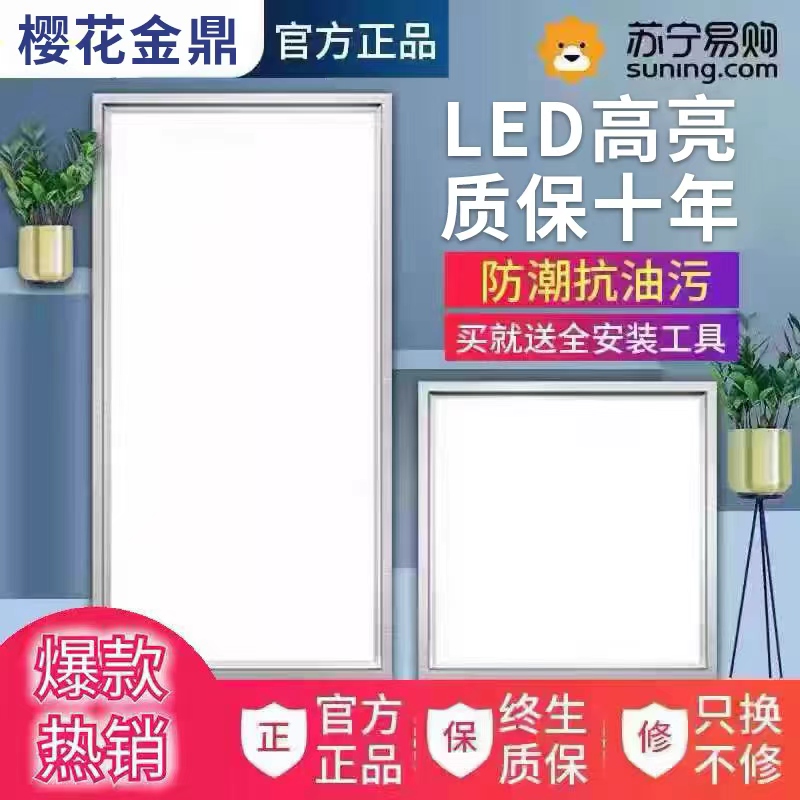 铝扣板吊顶300*300*600平板灯