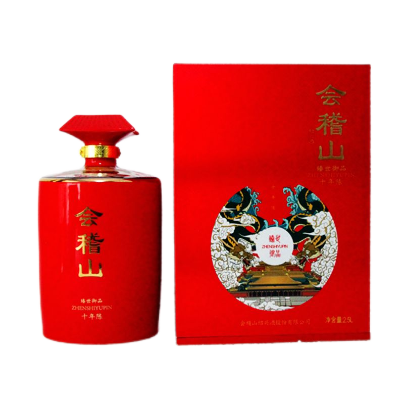 会稽山臻世御品十年陈2.5L正宗绍兴黄酒半干型花雕酒礼品酒糯米酒