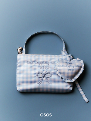 osos自白原创蝴蝶结进口缎面手提小包手拎包通勤包