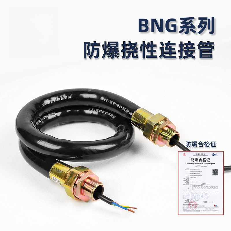 BNG防爆挠性连接线管DN15电缆穿线防暴扰性金属软管4分6分1寸DN25