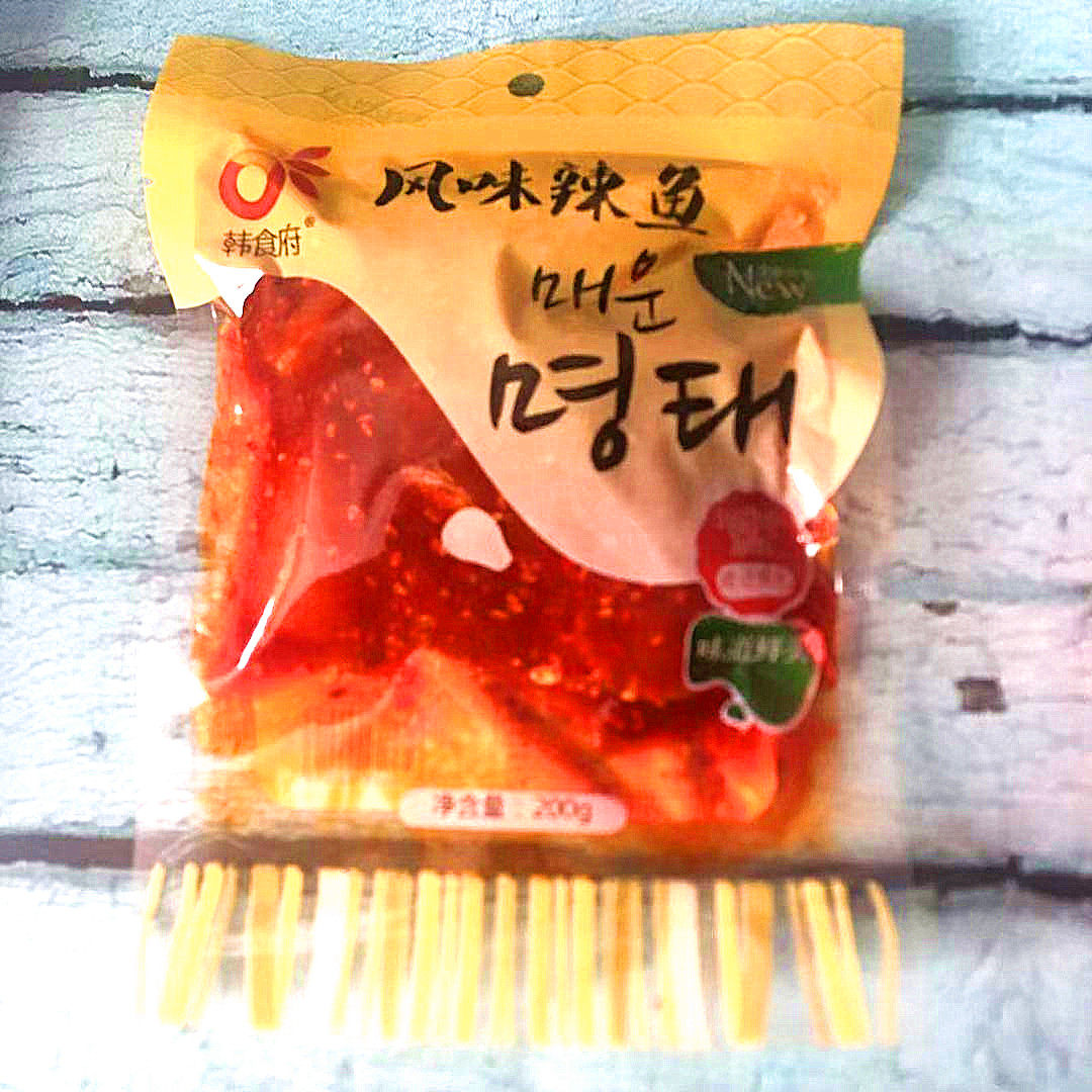 延吉零食休闲辣明太鱼 韩食府辣鱼条 朝鲜族辣明太鱼延边特产食品