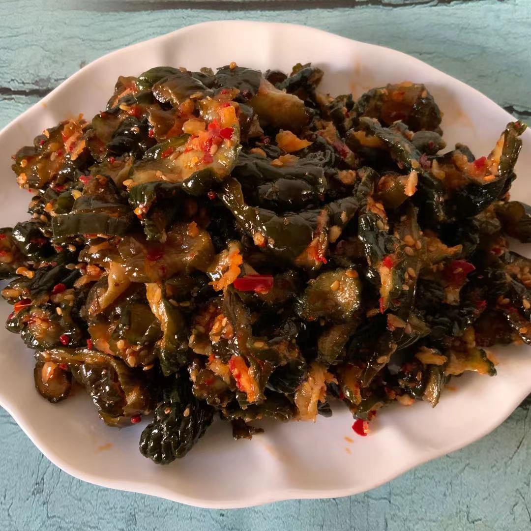 延边特产泡菜香辣黄瓜片延吉朝鲜族咸菜下饭菜拌干黄瓜片地方美食