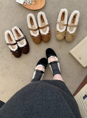 SHOE-REN韩版方头乐福鞋