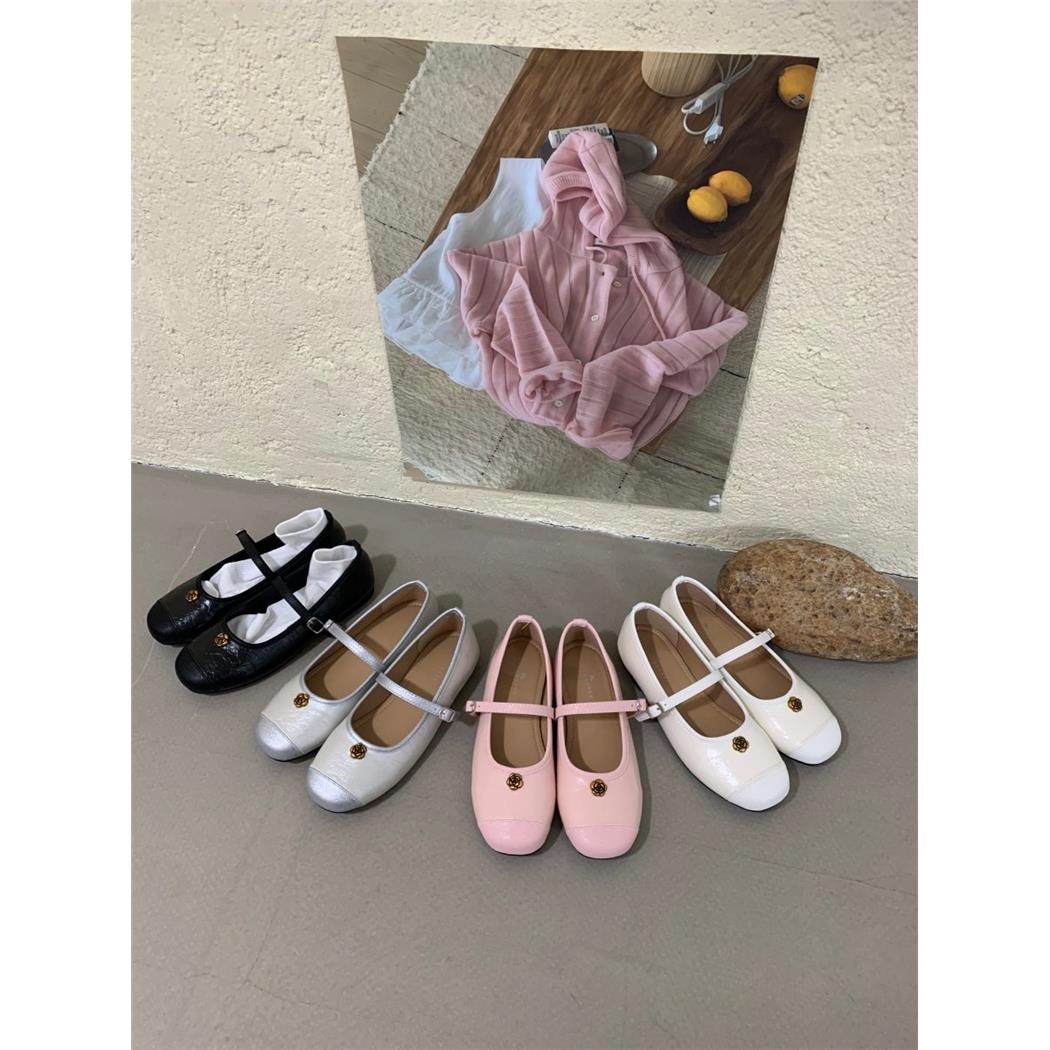 法式温柔风方头玛丽珍鞋女平底一字扣带百搭通勤芭蕾单鞋,女鞋,时尚芭蕾鞋,淘宝优惠券,粉丝福利购,淘宝优惠卷