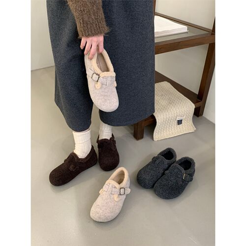 SHOE-REN加绒保暖勃肯