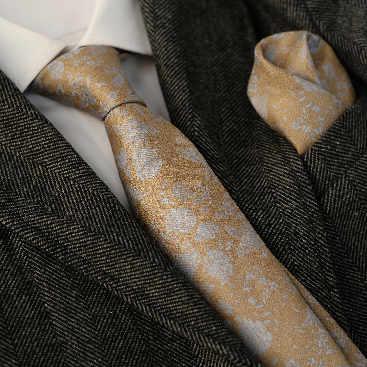 领带休闲复古优雅香槟色高级感西服衬衫领结年轻时尚送礼结婚轻奢