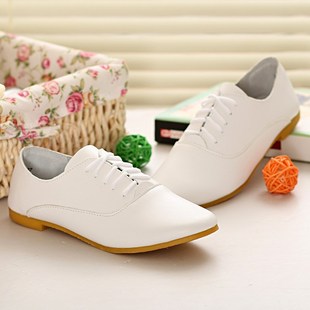 Women's Leather Pointed Flats Summer Shoes Soft Casual Shoes