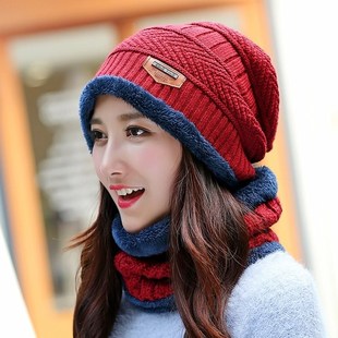 Winter hat for women and warm wool wrap cap for men autumn a