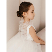女童礼服夏季儿童公主裙飞飞袖主持人钢琴演奏花童婚礼小女孩礼服