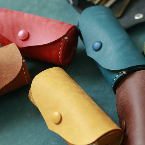 【切线派】大号原创手工牛皮钥匙