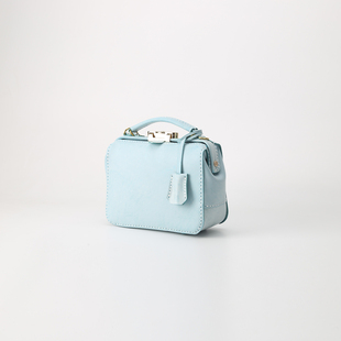 大号 杜勒斯手工定制口金包女士医生包真皮斜挎包手提 切線派