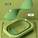 婴儿洗澡盆宝宝浴盆儿童折叠浴桶洗澡桶可游泳小孩泡澡桶坐躺大号