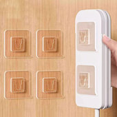 免打孔子母扣卡扣防水粘钩挂钩固定器无痕透明胶贴强力贴墙贴