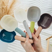 塑料量勺舀米勺厨房计量勺多色可选手感舒适材质健康家用多功能勺
