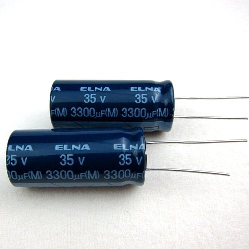 原装进口伊娜ELNA电解电容35V3300uF音频退耦滤波蓝袍RE3发烧电容