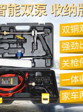 12v高压电动洗车水枪便携