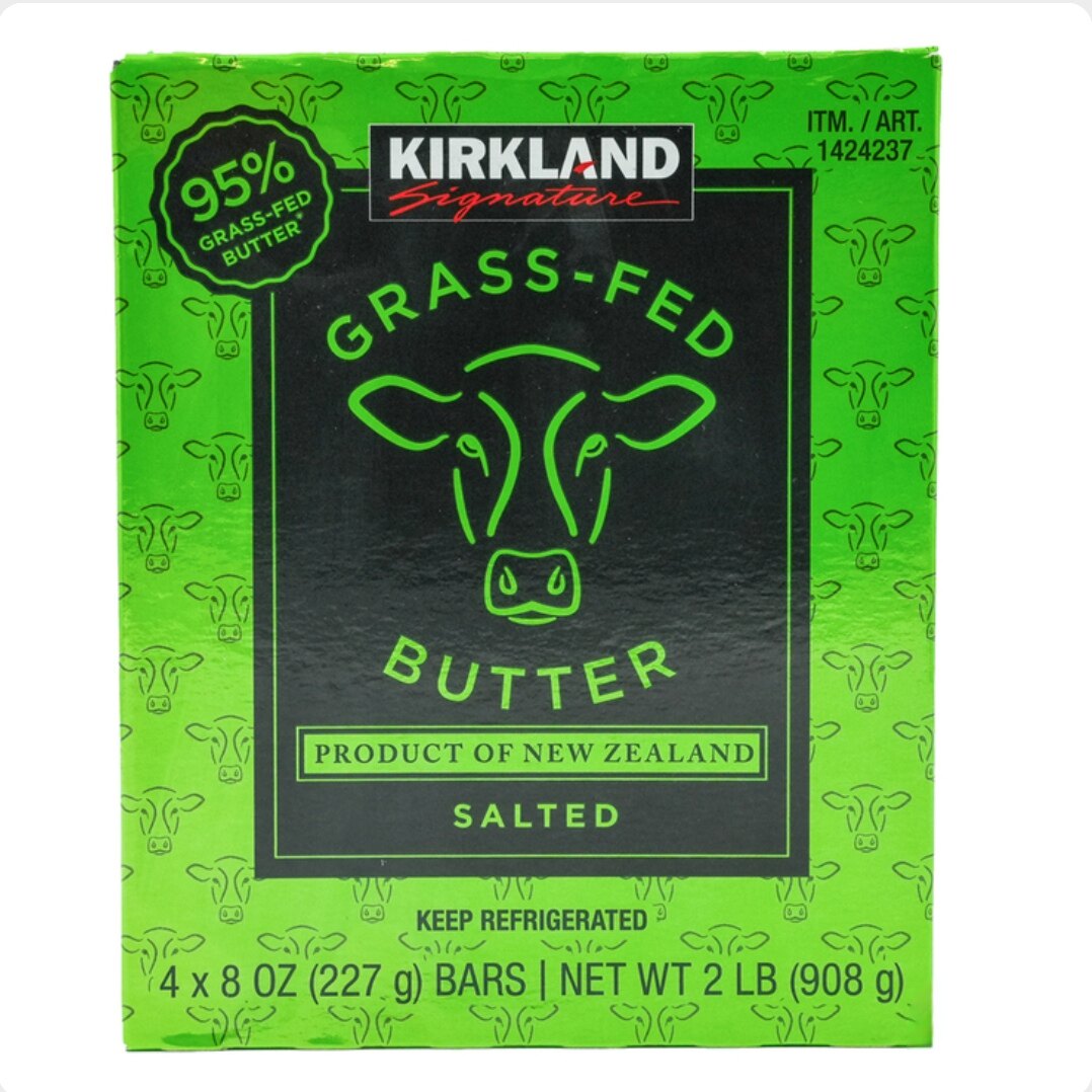 开市客 新西兰进口科克兰加盐黄油草饲喂养227g*4块【顺丰冷运】