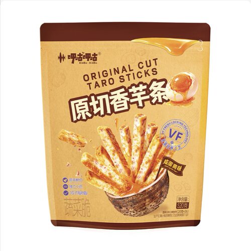 开市客代购咸蛋黄味原切香芋条蔬菜脆休闲零食独立包装0反式