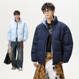 1404-2-99911-p65--2025休闲宽松青少年百搭防风防水棉衣外套，男装棉衣，星座1404-2
