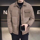 1404-2-BK204—P159高品质印花50绒棉衣潮流时尚简约休闲百搭1帅，男装棉衣，星座1404-2