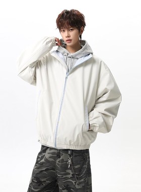 复古 日系外套夹克情侣百搭潮男青少年 1404-99707-p63k