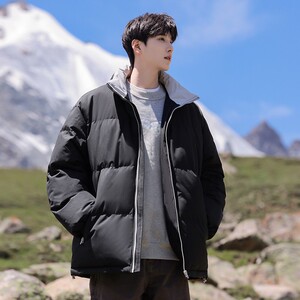 1404-2-99910-p55--2025 休闲宽松 平铺青少年 百搭 夹克 棉衣图片