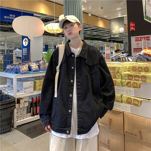 新款时尚牛仔潮流休闲装男女长袖 1404-2-s15-p65-P80图片