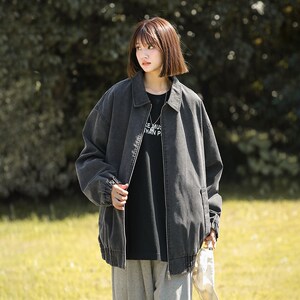 1404-1-96112-p80高品质棒球服 潮流 冲锋衣中性风外套 休闲百搭图片