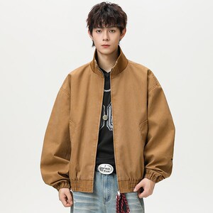 复古日系外套夹克 情侣 百搭潮 男青少年1404-2-99956-p83图片