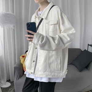 1404-2-S15-P65男女2023新款休闲精品牛仔夹克衫款,暗色短牛仔裙搭配图片