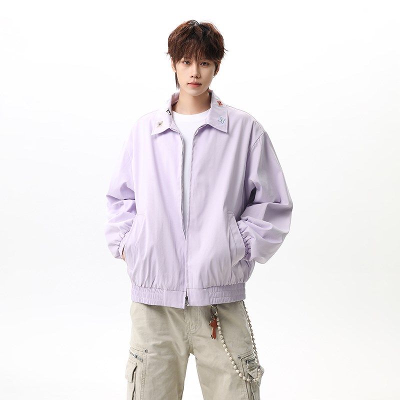 复古日系外套夹克情侣百搭潮男青少年1404-99709-p63，男装夹克，星座1404-2