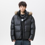 1404-2-99988-p90--2025休闲宽松青少年百搭夹克棉衣，男装夹克，星座1404-2